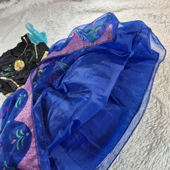 Disney Parks Authentic Frozen Anna Princess Costume Dress 20 Inch Waist......... - Picture 7 of 10